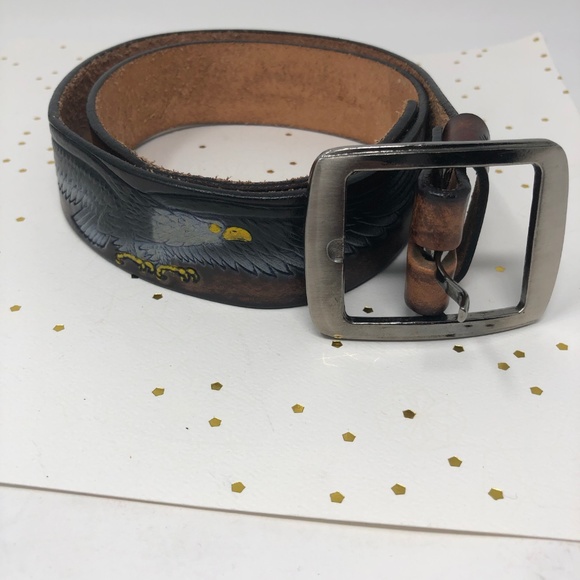 eagle leather belt